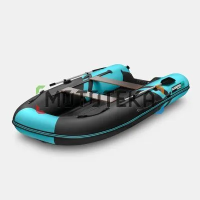 Лодка ПВХ GLADIATOR (Гладиатор) E 350 S чёрный/бирюзовый (Спб)