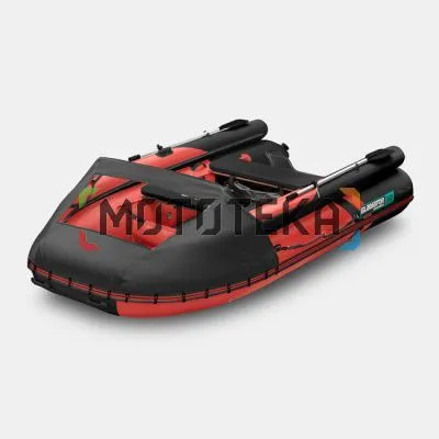 Лодка ПВХ GLADIATOR (Гладиатор) E 380 X красный/чёрный (Спб)