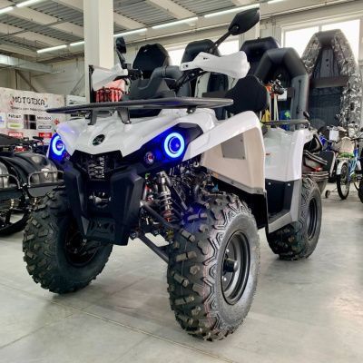 Квадроцикл GLADIATOR (Гладиатор) F200 белый (машинокомплект)